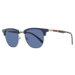 Ferragamo Square Brow Line Sunglasses SF307S 414 Navy/Havana 53mm